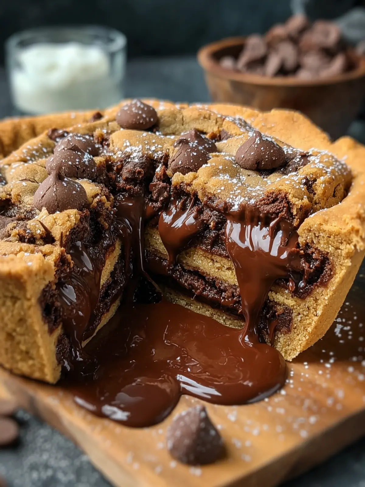 Gooey Chocolate-Filled Cookie Pie: 5 Rich Ways to Bake It Right First Image