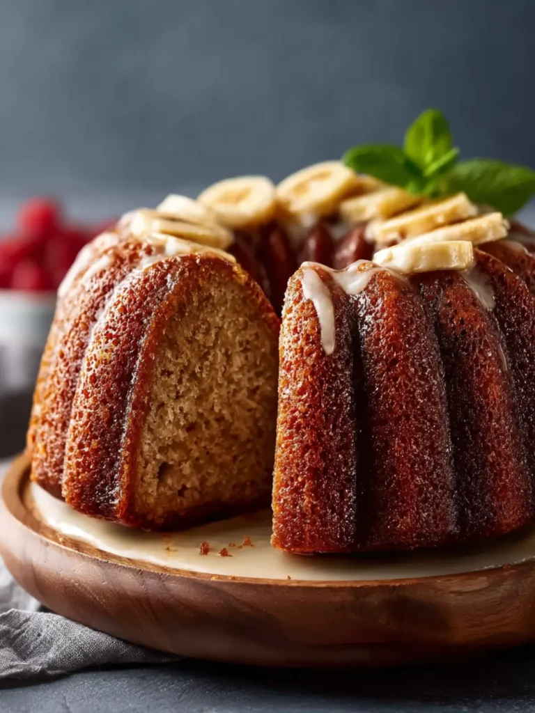 Banana Bundt Cake First Image
