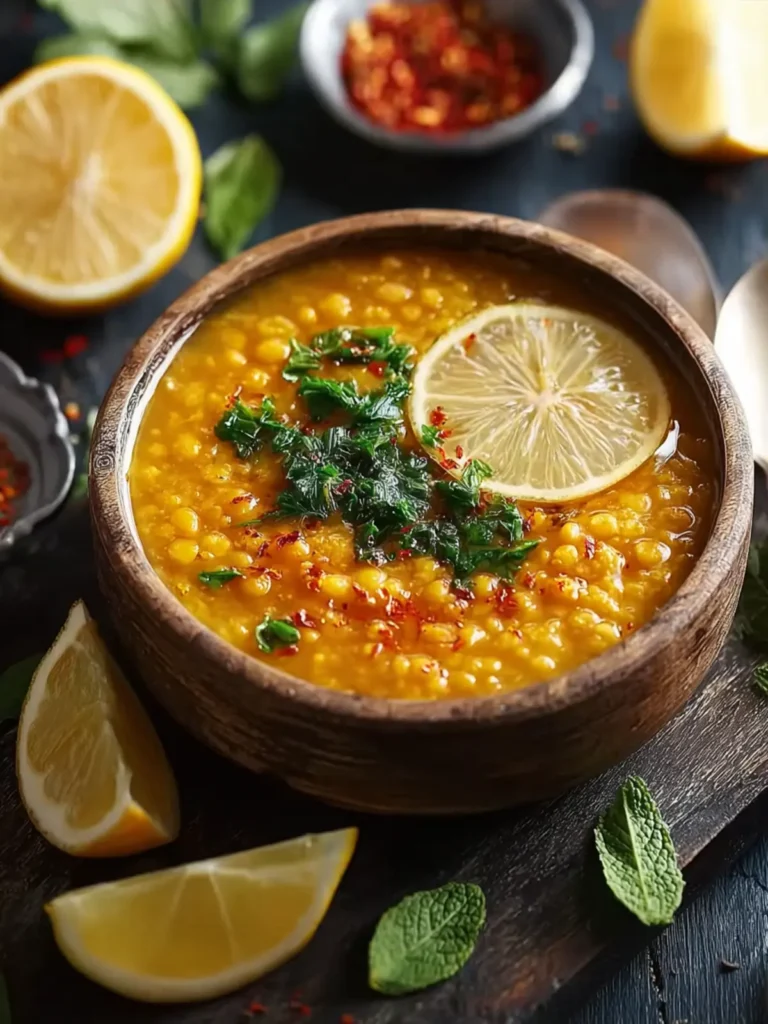 Lebanese Lemon Lentil Soup First Image
