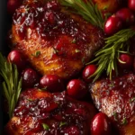 Cranberry Orange Glazed Chicken First Image