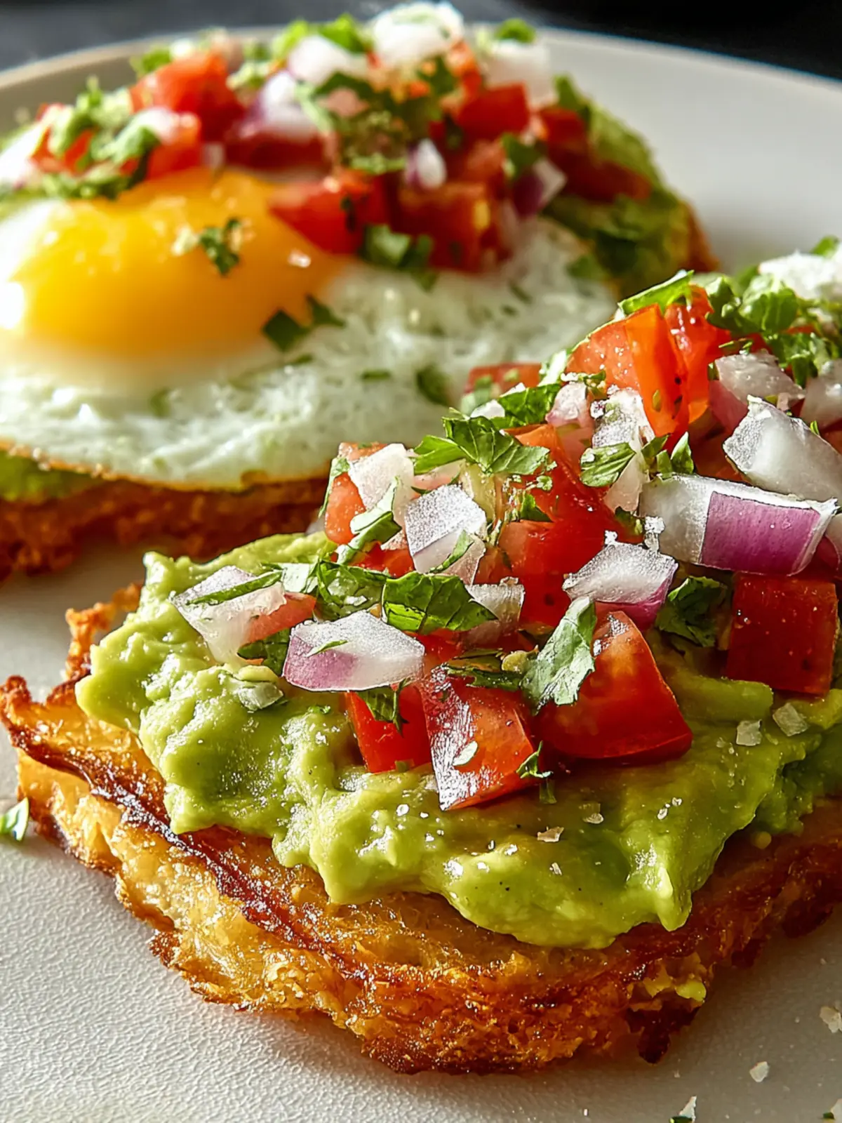 Irresistible Smashed Avocado Hash Brown Toast Recipe First Image