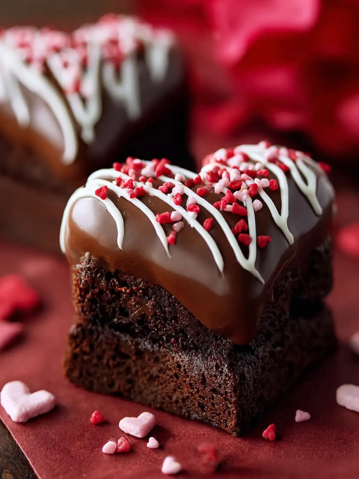 Chocolate-Dipped Brownie Hearts: 6 Irresistible Valentine Love Bites First Image