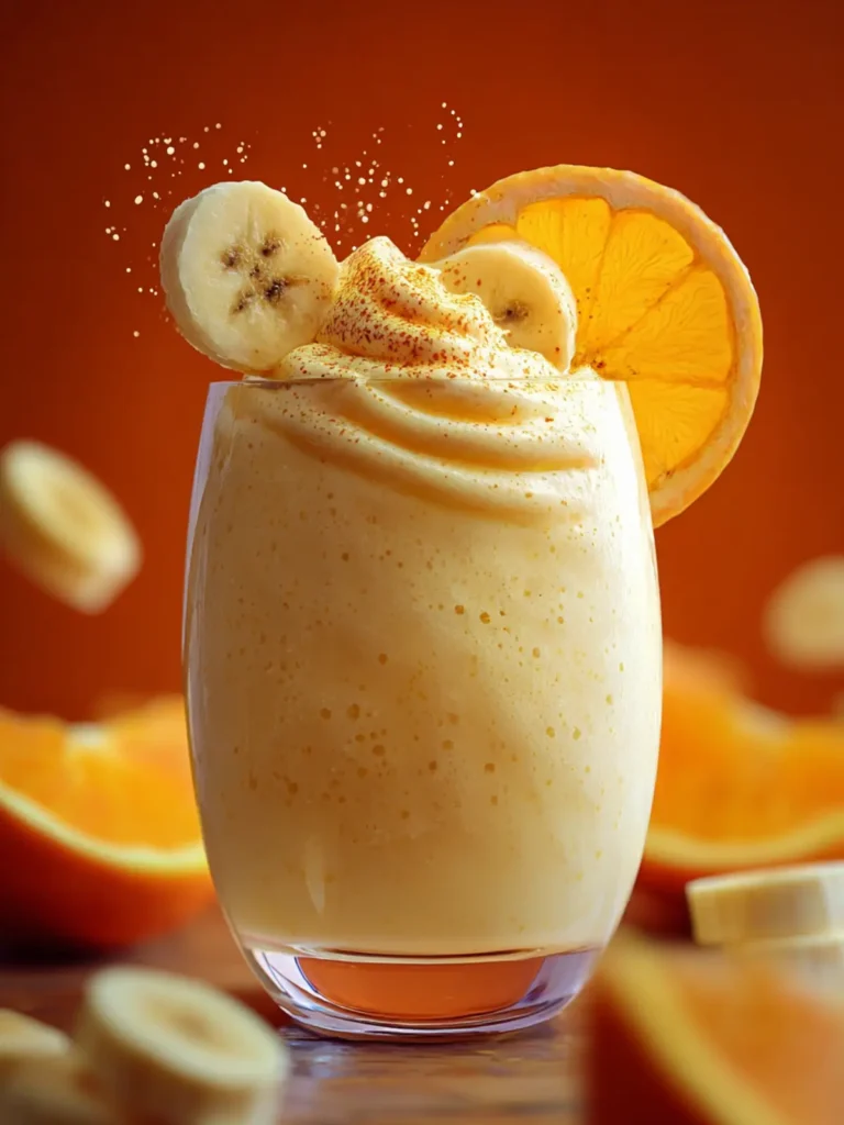 Orange Banana Smoothie First Image
