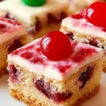 Irresistible Cherry Cake Squares: A Sweet Delight Recipe First Image