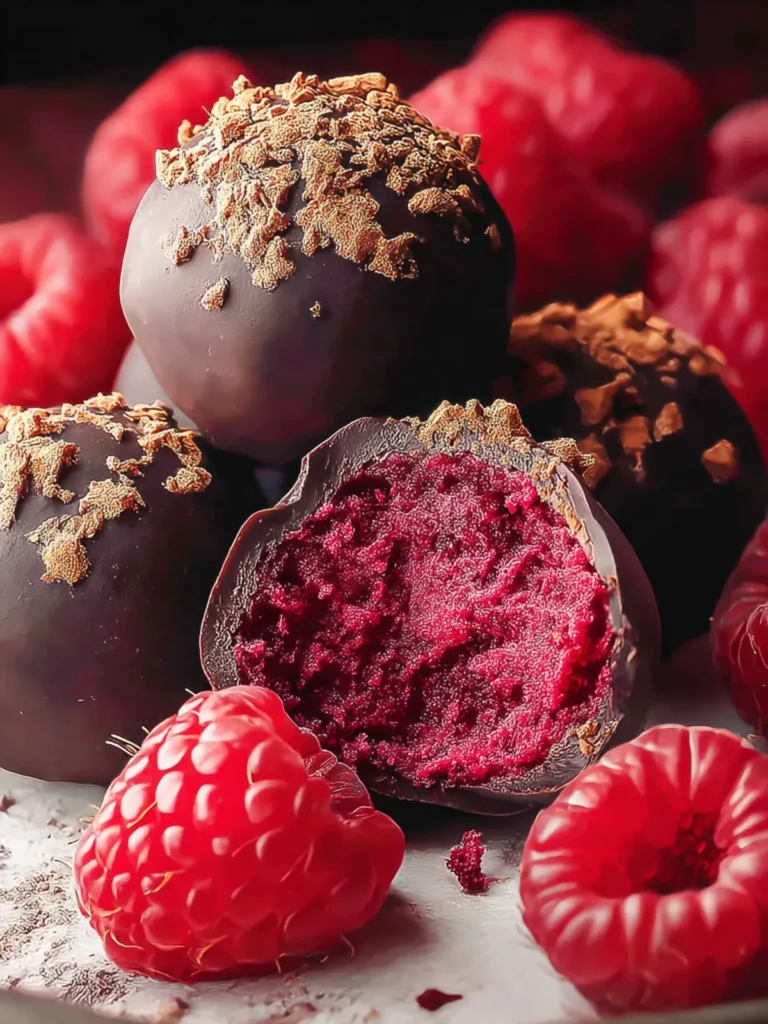 Indulgent Raspberry Chocolate Truffles You Must Try Today First Image