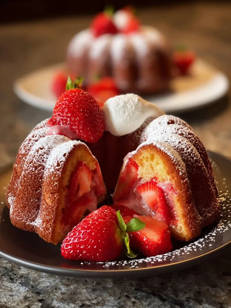 Mini Strawberry Bundt Cakes: 5 Blissful Bites of Joy First Image