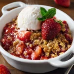 Strawberry Crisp Recipe: Quick & Easy Delicious Dessert First Image