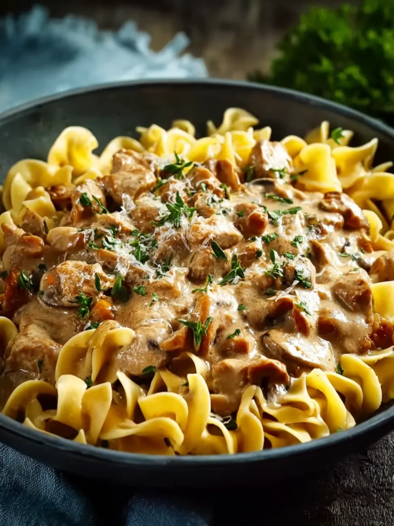 Silky Turkey Mushroom Stroganoff: A Weeknight Comfort Classic First Image
