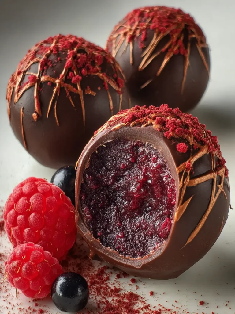 Chocolate Raspberry Truffles: 7 Steps to Pure Bliss First Image