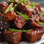 Sweet and Sticky Steak Bites First Image