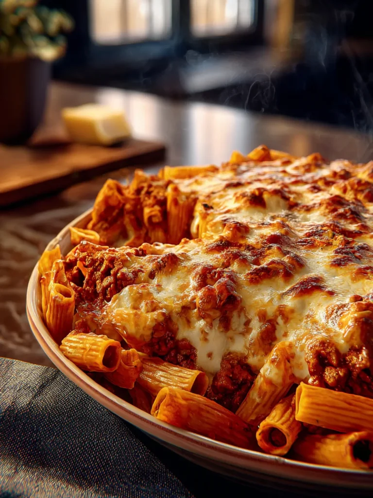 Irresistible Baked Ziti: A Cheesy Comfort Food Delight First Image