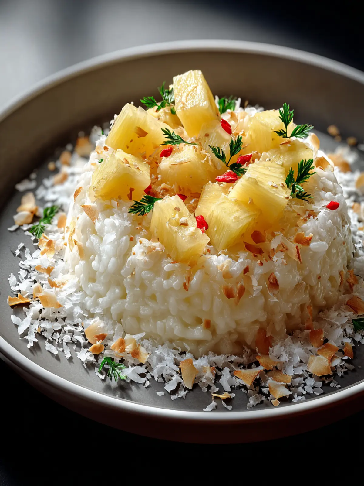 Irresistible Creamy Coconut Pineapple Rice Recipe First Image