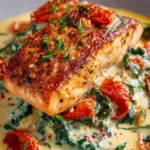 Creamy Tuscan Salmon First Image