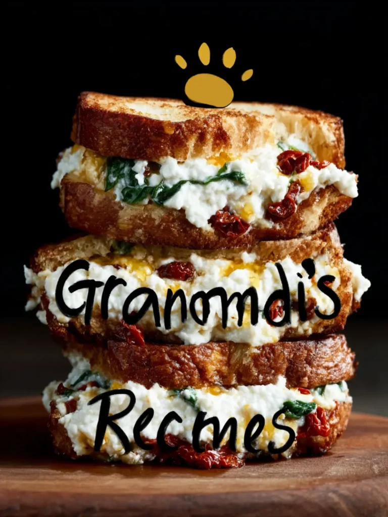 Sun-Dried Tomato, Spinach, and Ricotta Grilled Cheese: An Amazing Ultimate Recipe First Image