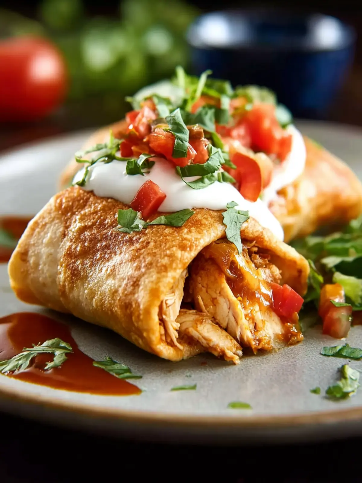 Crispy Chicken Chimichanga Recipe: A Flavorful Delight First Image