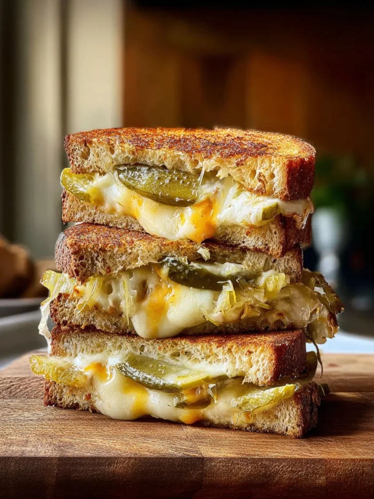 Irresistible Dill Pickle Grilled Cheese Recipe to Savor First Image