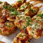 Ranch Garlic Parmesan Chicken Skewers First Image