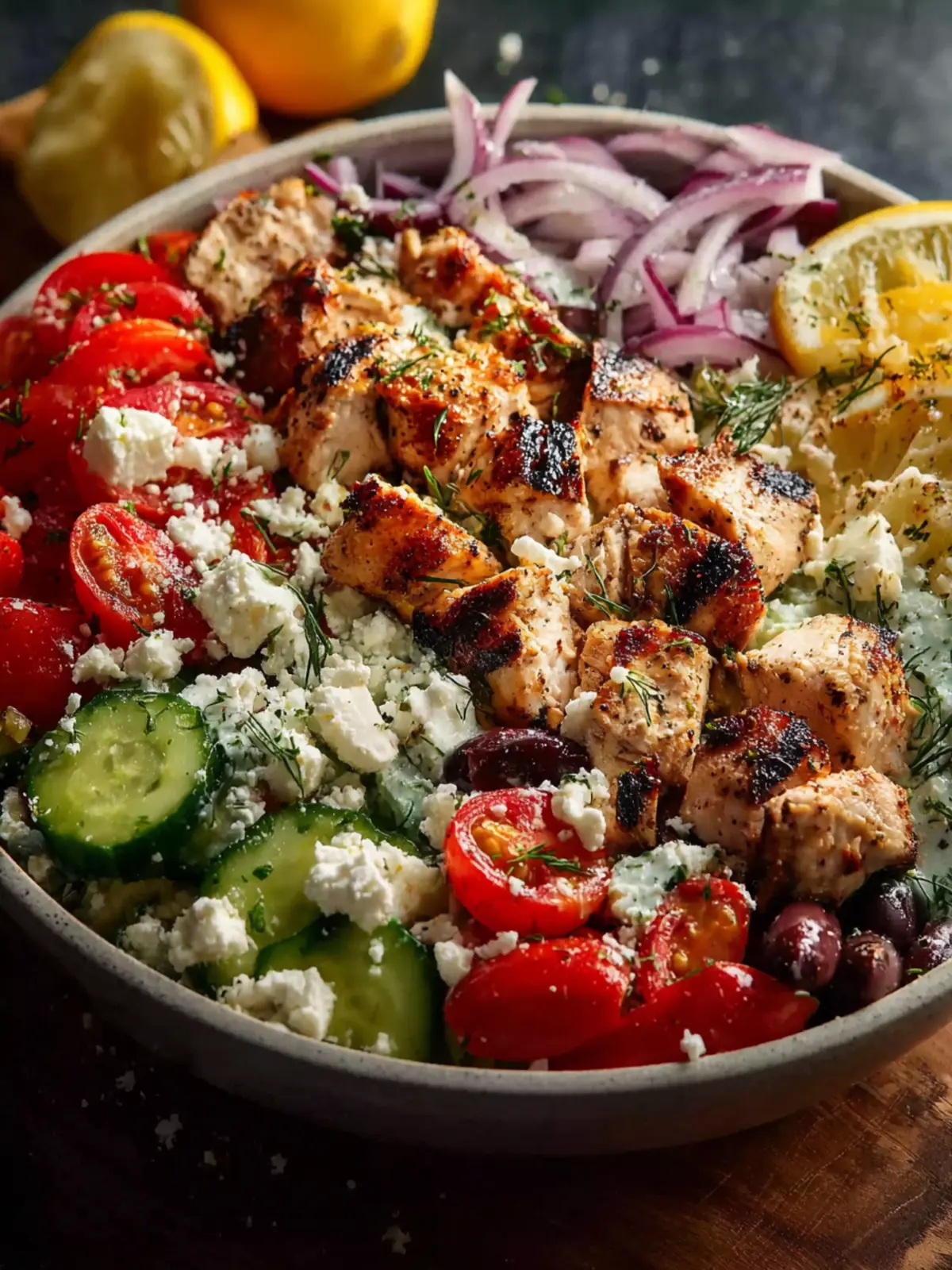 Greek Chicken Bowls First Image