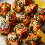 Irresistible Garlic Butter Salmon Bites – Quick & Delicious First Image
