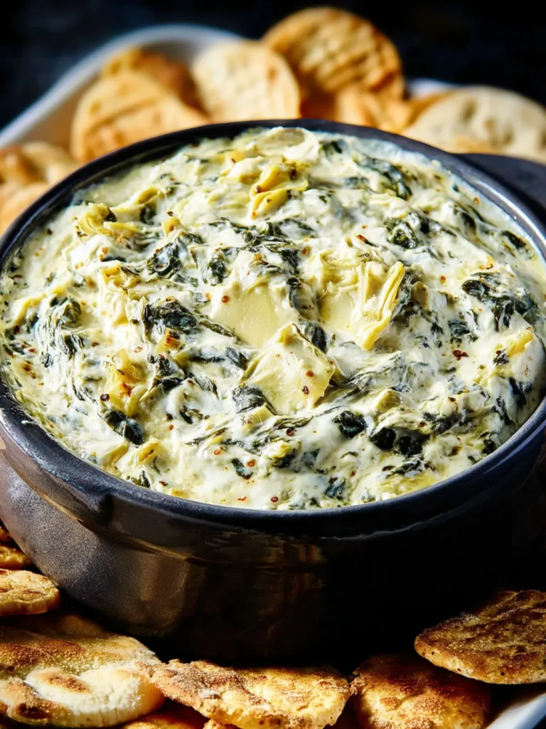 Irresistible Crockpot Spinach Artichoke Dip Recipe First Image