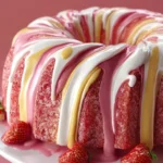 Strawberry Milkshake Pound Cake First Image