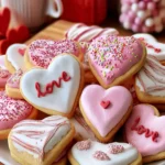 Delightful Valentine Cookies Decorated with Love First Image
