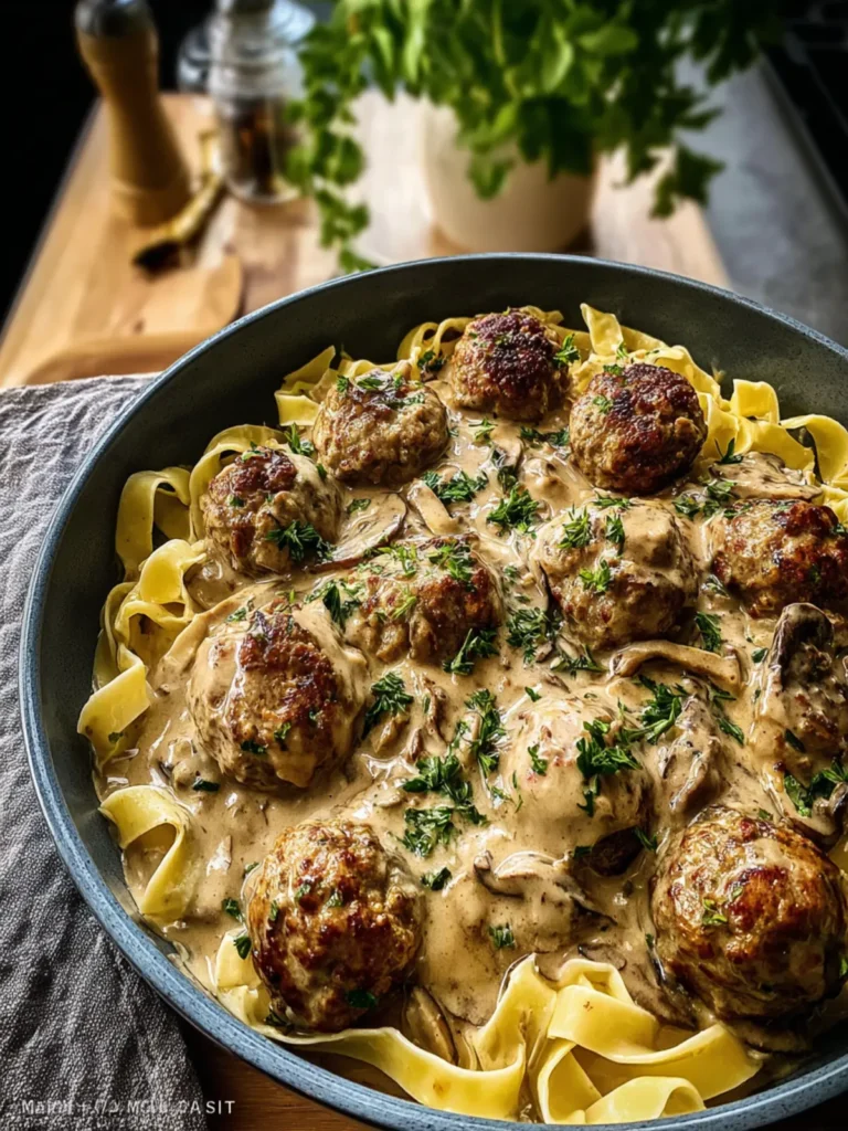 Delicious Keto Meatball Stroganoff – Comfort Food Bliss First Image