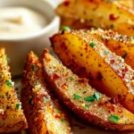 Crispy Garlic Parmesan Potato Wedges: A Flavor Explosion First Image