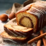 Cinnamon Keto Eggnog Bread First Image