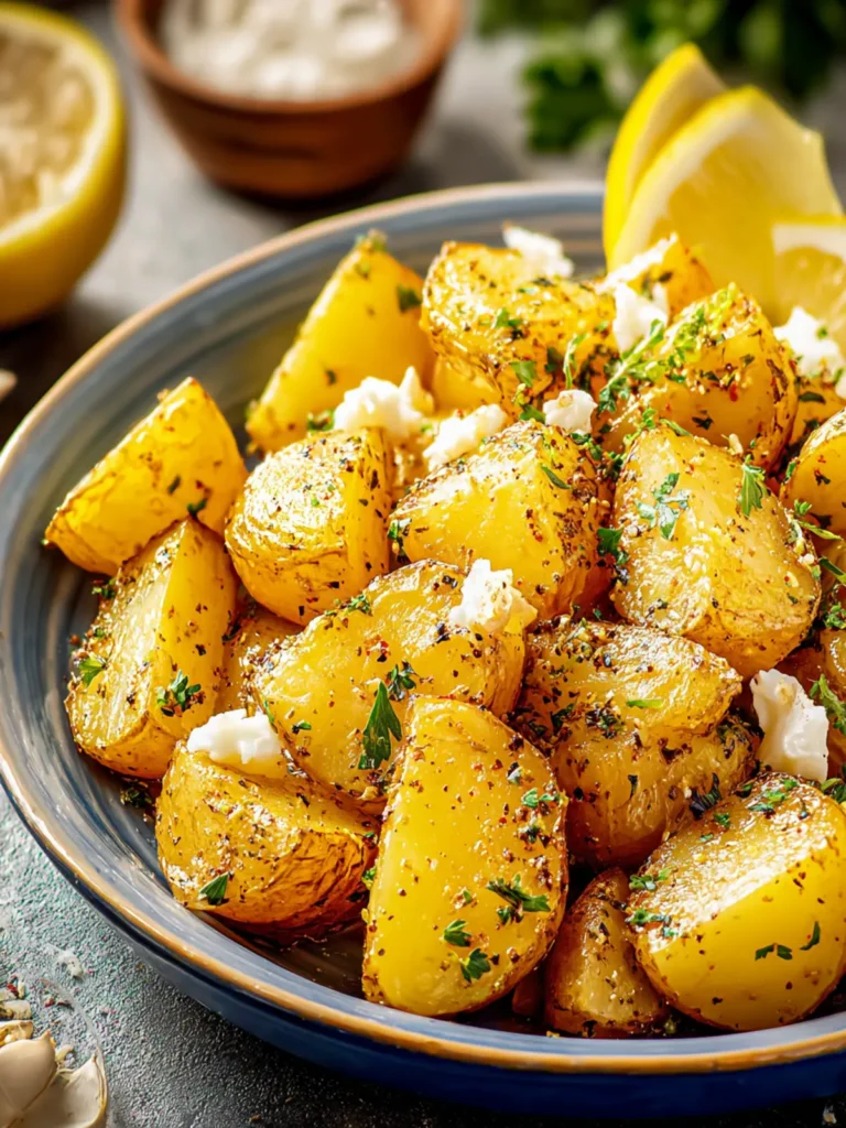 Zesty Greek Lemon Potatoes: A Flavorful Delight First Image