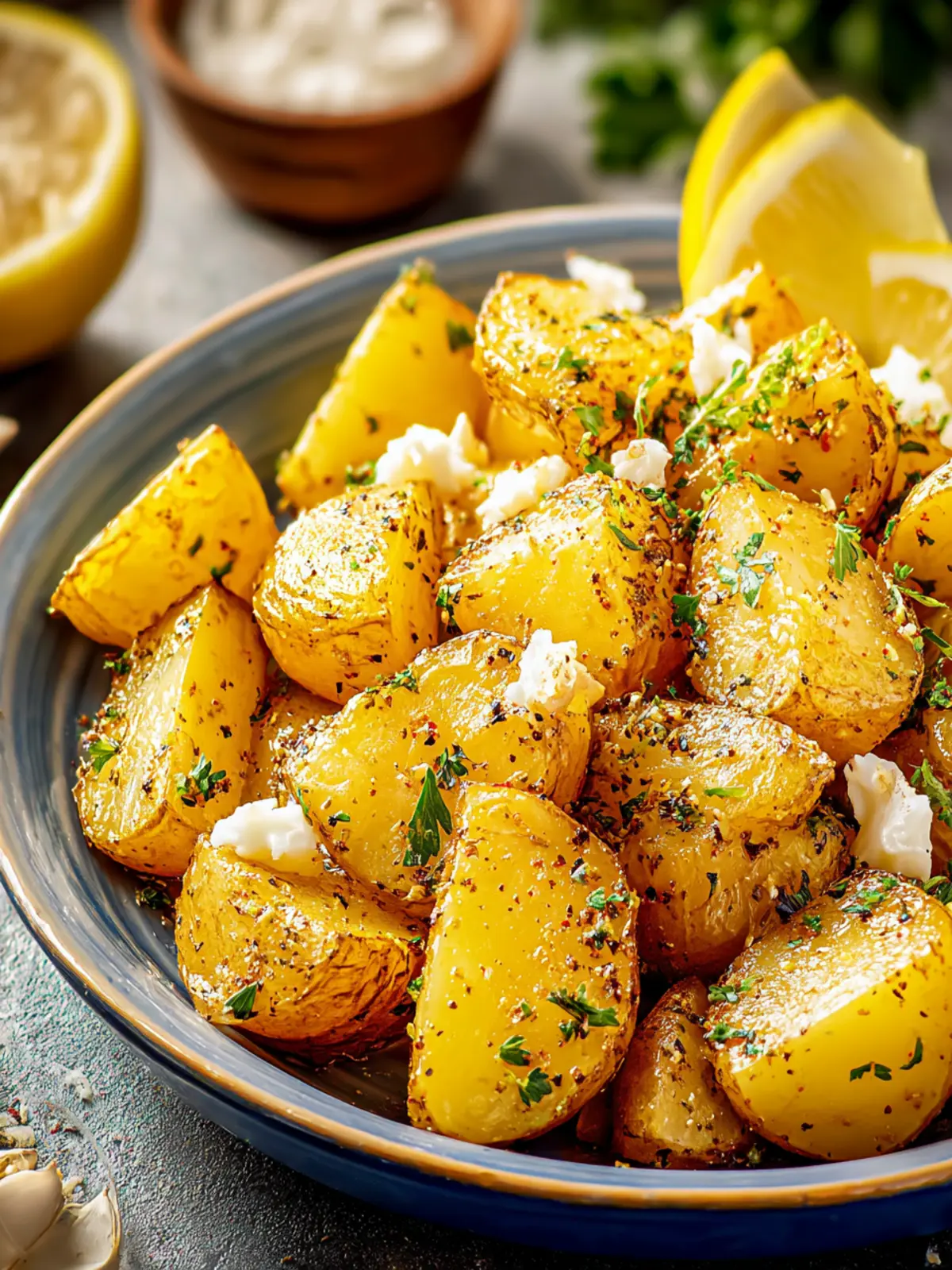 Zesty Greek Lemon Potatoes: A Flavorful Delight First Image