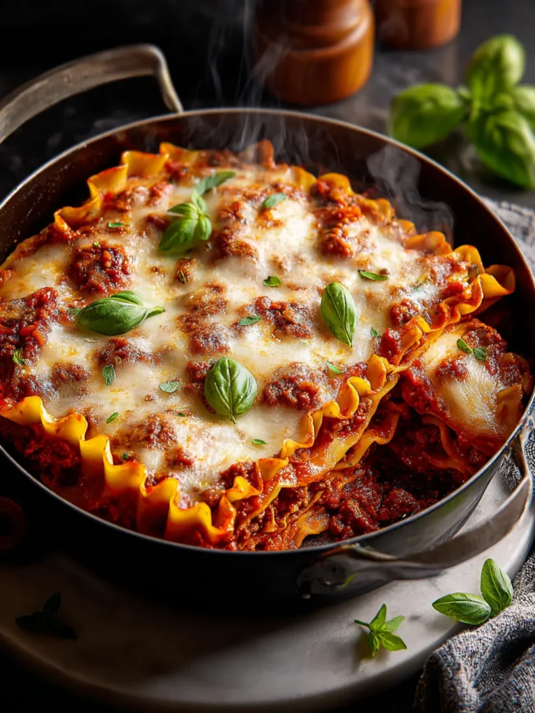 Irresistible Skillet Lasagna Recipe in Just 30 Minutes First Image