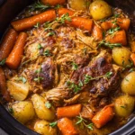 Slow Cooker Chicken Pot Roast That Tastes Like Sunday Dinner First Image