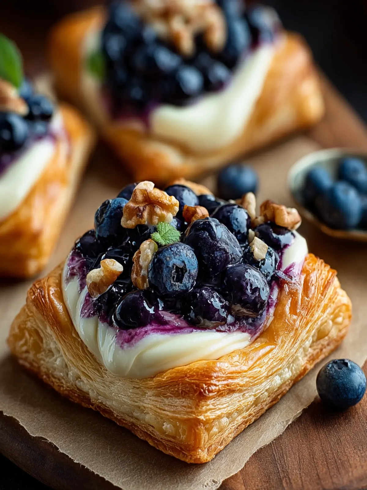 Irresistible Blueberry Cream Cheese Danish Recipe First Image