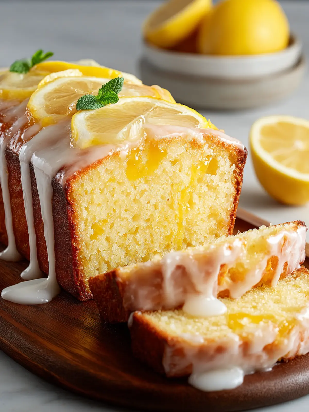 Irresistible Lemon Loaf Cake Recipe for a Zesty Delight First Image