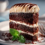 Chocolate Cake with Vanilla Frosting First Image