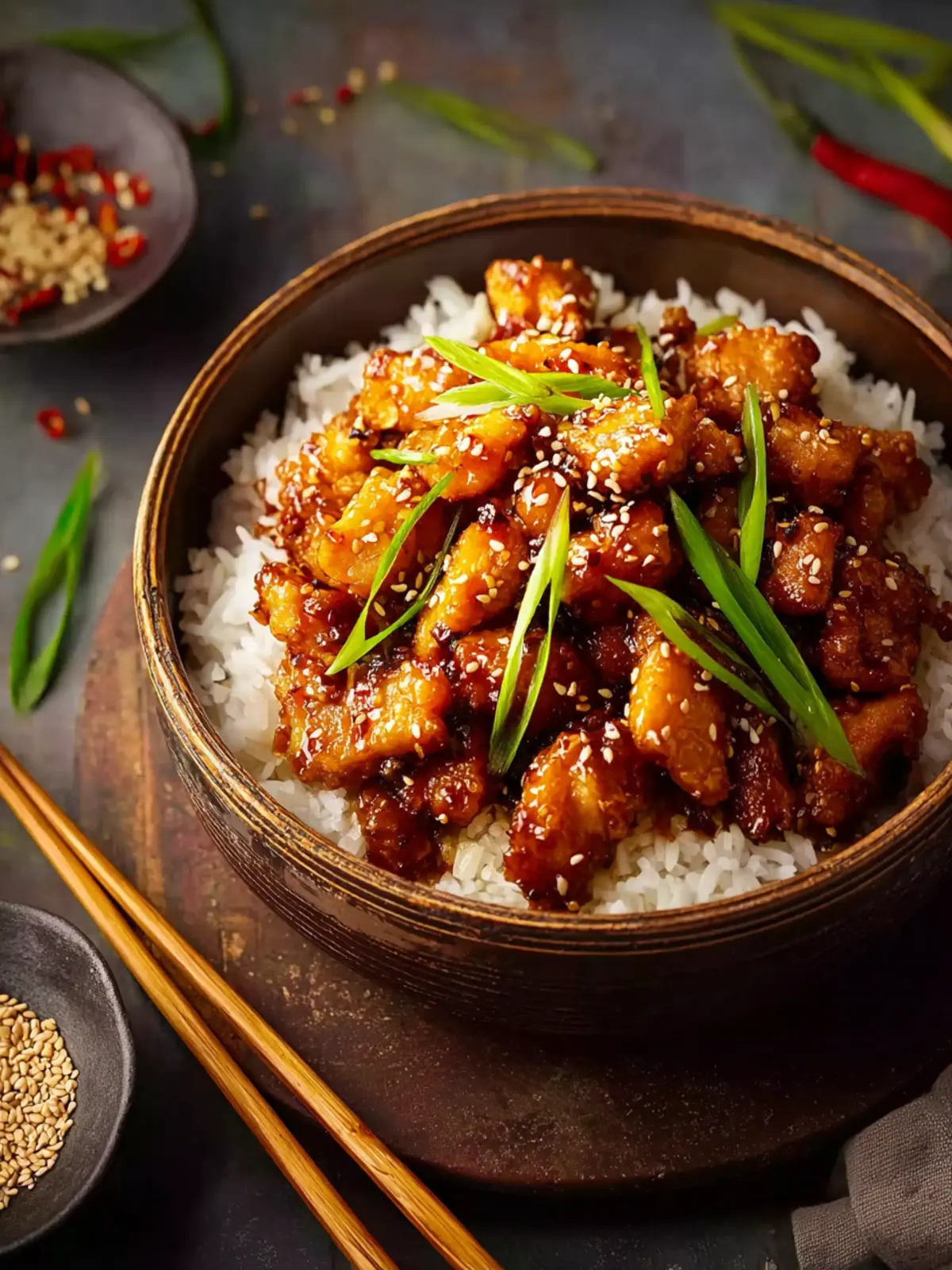 Healthy Sesame Chicken First Image