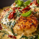 Crockpot Tuscan Chicken is the Creamy Dream Dinner! First Image