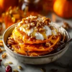 Pumpkin Spice Cottage Cheese Pancakes First Image