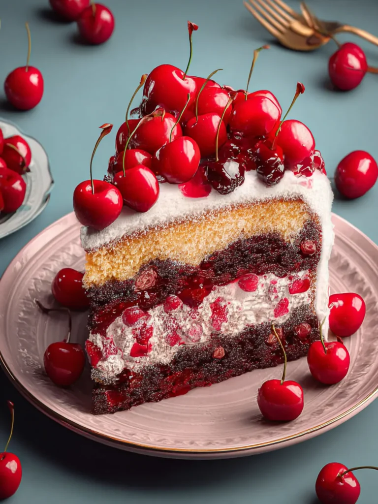 Irresistible Cherry Chip Cake Recipe for Sweet Moments First Image