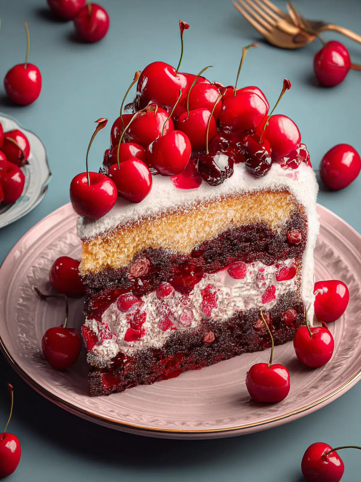 Irresistible Cherry Chip Cake Recipe for Sweet Moments First Image