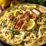 Creamy Lemon Chicken Pasta Recipe First Image