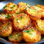 Crispy Parmesan Crusted Baby Potatoes – Cheesy & Addictive First Image
