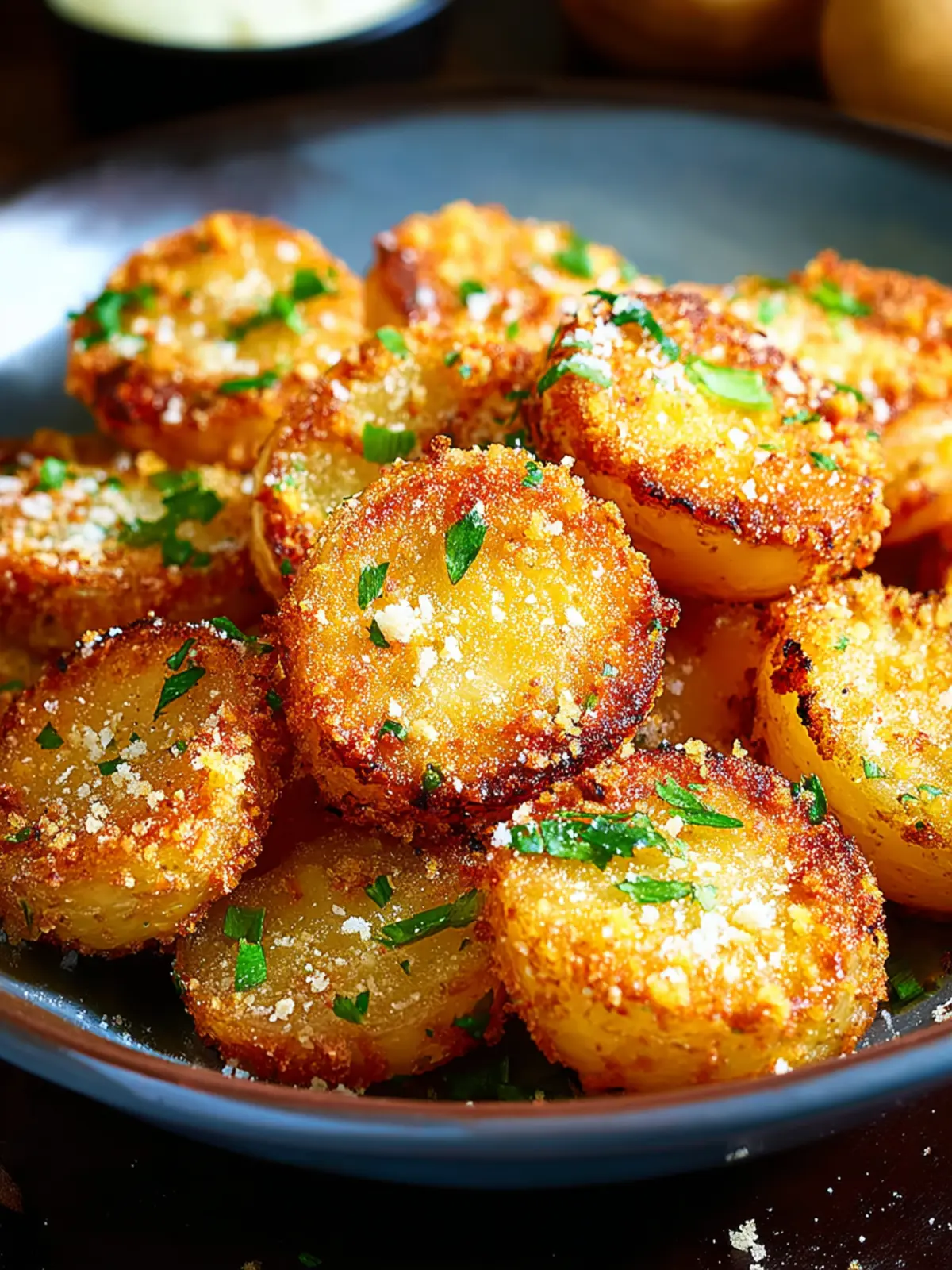 Crispy Parmesan Crusted Baby Potatoes – Cheesy & Addictive First Image