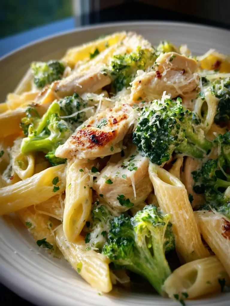 Creamy Broccoli Chicken Penne: 5 Comforting Steps to Happiness First Image