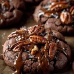 Chocolate Turtle Cookies First Image
