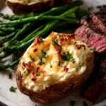Cheesy Twice Baked Potatoes First Image