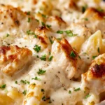 Chicken Alfredo Casserole First Image