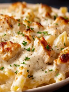 Chicken Alfredo Casserole First Image