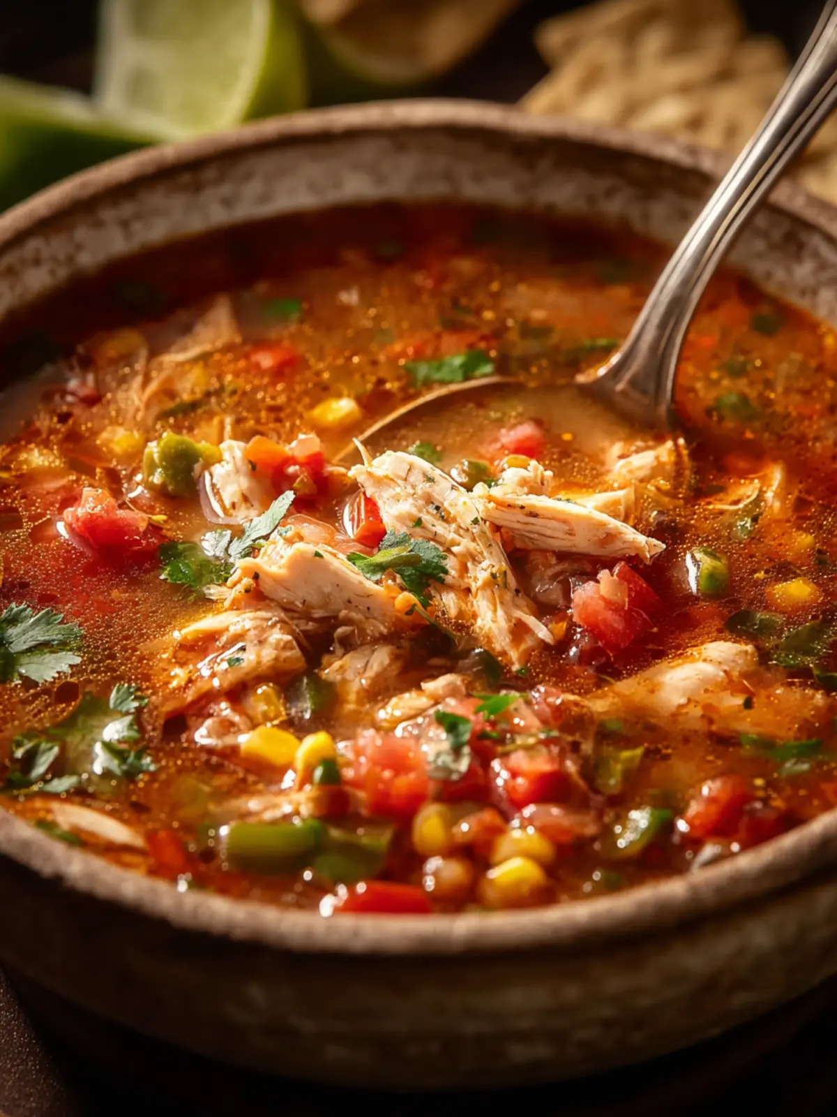 Savory Chicken Tortilla Soup Everyone Will Love First Image